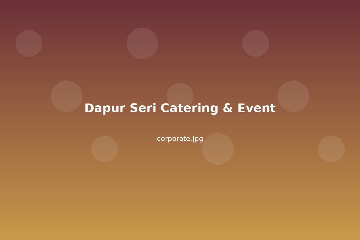 Placeholder corporate catering